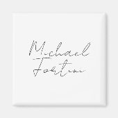 Beruflich-minimalistisch-modern-grau Magnet (Vorne)