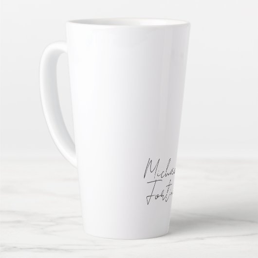 Beruflich-minimalistisch-modern-grau Milchtasse (Linke Ecke)