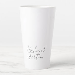 Beruflich-minimalistisch-modern-grau Milchtasse