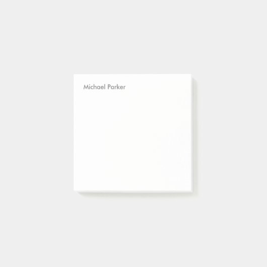 Beruflich Minimalistisch modern Post-it Klebezettel (Vorderseite)