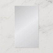 Beruflich-minimalistisch-modern silbergrau visitenkarte (Rückseite)