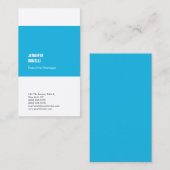 Beruflich-minimalistisch-moderne Premiumseide Visitenkarte (Vorne/Hinten)