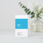 Beruflich-minimalistisch-moderne Premiumseide Visitenkarte (Stehend Vorderseite)