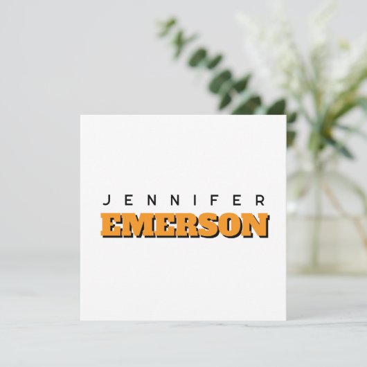 Beruflich minimalistisch moderne schlichte Flachka (Stehend Vorderseite)