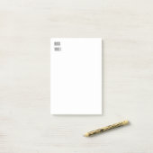 Beruflich-minimalistisch-moderner Brauch schlicht Post-it Klebezettel (Auf Schreibtisch)