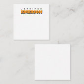 Beruflich minimalistisch modernes schlicht begleitkarte (Vorne/Hinten)