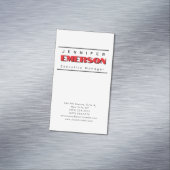 Beruflich minimalistisch modernes schlicht magnetische visitenkarte (Beispiel)