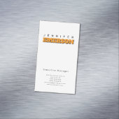 Beruflich minimalistisch modernes schlicht magnetische visitenkarte (Beispiel)
