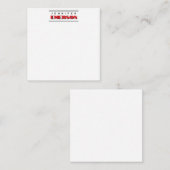 Beruflich minimalistisch modernes schlicht mitteilungskarte (Vorne/Hinten)