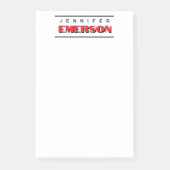 Beruflich minimalistisch modernes schlicht post-it klebezettel (Vorderseite)