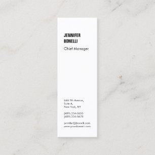 Beruflich minimalistisch modernes schlichtes Schwa Mini Visitenkarte