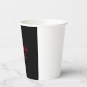 Beruflich-minimalistisch-rot-modern Pappbecher (Links)