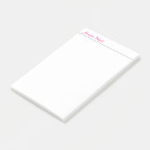 Beruflich-minimalistisch-schlicht-elegante Kalligr Post-it Klebezettel (angewinkelt)