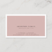 Beruflich Minimalistisch Schlicht Elegante Moderne Visitenkarte (Rückseite)