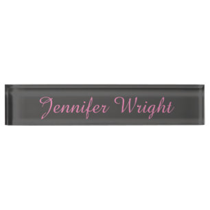 Beruflich minimalistisch weiblich schlicht elegant namensplakette