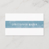 Beruflich Minimalistische Ligh Blue White Consulta Visitenkarte (Vorderseite)