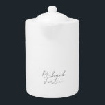 Beruflich-minimalistischer moderner Kalligraphiena<br><div class="desc">Ein großartiges Design mit kalligraphischen Buchstaben auf weißem Hintergrund. Du zeichne dir die ganze Aufmerksamkeit. Ihr Name in Fettdruck und seine Richtung wird jeden in einem Augenblick überraschen.</div>