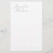 Beruflich-minimalistischer moderner Kalligraphiena Briefpapier (Vorderseite)