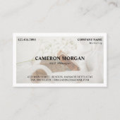 Beruflich mit Ihrem Foto Visitenkarte (Vorderseite)