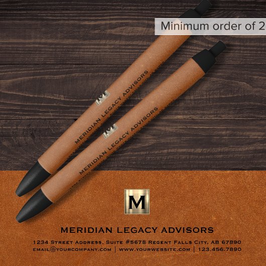 Beruflich Mit Monogramm Kugelschreiber