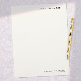 Beruflich Modern einfach Minimalistisch Briefbogen