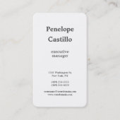 Beruflich Modern einfach Minimalistisch Visitenkarte (Vorderseite)