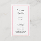 Beruflich Modern, einfach, Minimalistisch Visitenkarte (Vorderseite)