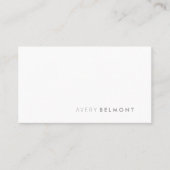 Beruflich Modern, einfach Minimalistisch Visitenkarte (Vorderseite)