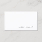 Beruflich Modern, einfach Minimalistisch Visitenkarte (Vorderseite)