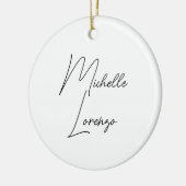 Beruflich Modern, einfach, Schlicht, schwarz und w Keramik Ornament (Links)