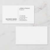 Beruflich-modern, einfach, Schlicht Visitenkarte (Vorne/Hinten)