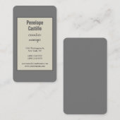 Beruflich Modern einfach Schlicht Visitenkarte (Vorne/Hinten)