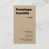 Beruflich Modern einfach, stilvoll Visitenkarte (Vorderseite)