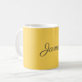 Beruflich Modern, einfach und Schlicht handschrift Kaffeetasse (Vorderseite Links)