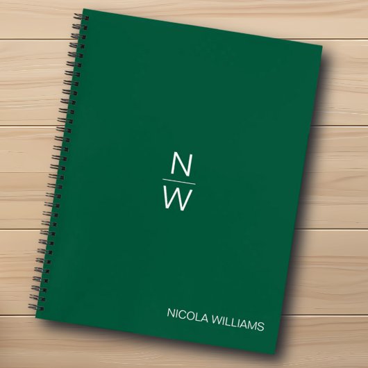 Beruflich-Modern-Einfache Minimalistisch Hunter Gr Notizblock