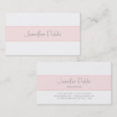 Beruflich Modern Elegante Sleek Schlicht Luxus Visitenkarte (Vorne/Hinten)