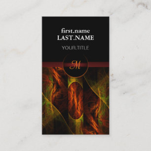 Beruflich Modern Eleganter Cooler Dschungel Visitenkarte