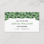 Beruflich & modern Gartenbau / Landschaftsgestaltu Visitenkarte (Rückseite)