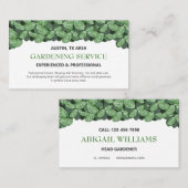 Beruflich & modern Gartenbau / Landschaftsgestaltu Visitenkarte (Vorne/Hinten)