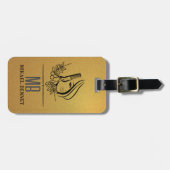 Beruflich modern gepäckanhänger (Vorderseite horizontal)