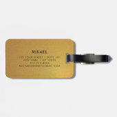 Beruflich modern gepäckanhänger (Rückseite horizontal)