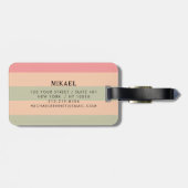 Beruflich modern gepäckanhänger (Rückseite horizontal)