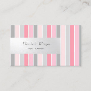 Beruflich modern gestreift visitenkarte