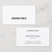 Beruflich Modern Graphic Elegante Sleek Schlicht Visitenkarte (Vorne/Hinten)