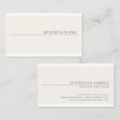 Beruflich Modern kreativ Minimalistisch Chic Schli Visitenkarte (Vorne/Hinten)