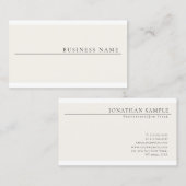 Beruflich Modern kreativ Minimalistisch Schlicht Visitenkarte (Vorne/Hinten)