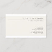 Beruflich Modern kreativ Minimalistisch Schlicht Visitenkarte (Rückseite)