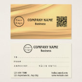 Beruflich-Modern-Logo-Qr-Code-Geschenkkarte (Vorne & Hinten)