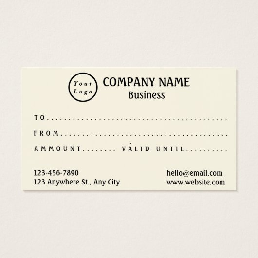 Beruflich-Modern-Logo-Qr-Code-Geschenkkarte (Rückseite)