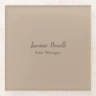 Beruflich modern Minimalistisch Glasuntersetzer